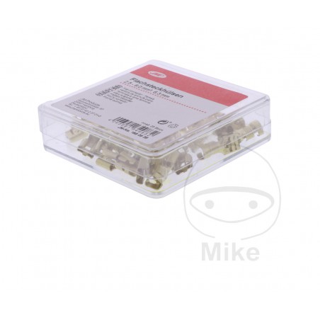 JMP Pack 25 conectores de cable hembra enchufe plano 2.5-6.0 6.3 MM ALTN: 1580249 158.08.38