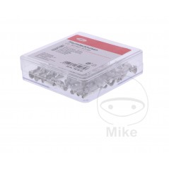 JMP Pack of 25 flat plug female cable connectors 2.5-6.0 6.3 MM ALTN: 1580250 158.08.40