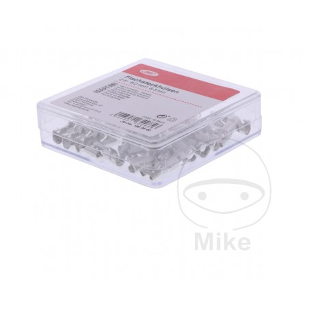 JMP Pack of 25 flat plug female cable connectors 2.5-6.0 6.3 MM ALTN: 1580250 158.08.40