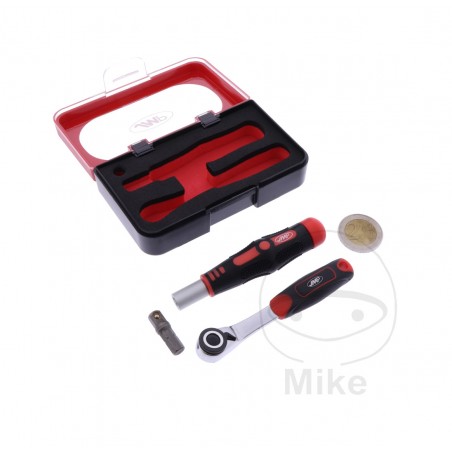 JMP Pack of screwdriver + ratchet hexagonal/square head adapter 605.07.90