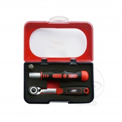 JMP Pack of screwdriver + ratchet hexagonal/square head adapter 605.07.90