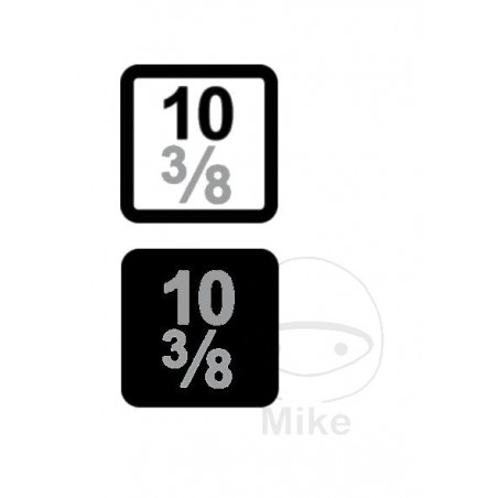 Alargador llave de vaso 3/8 125 15º 605.45.97