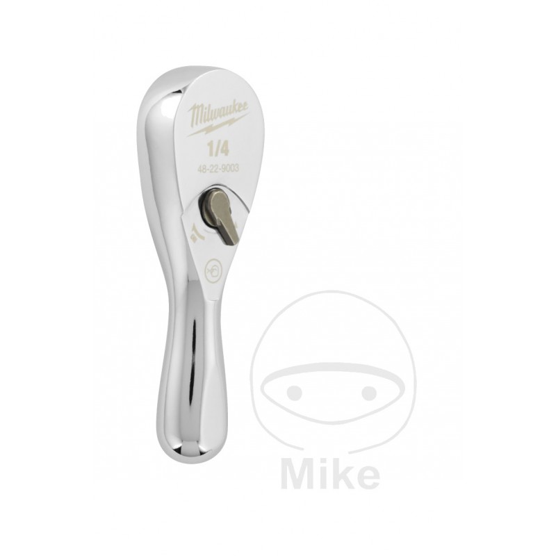 MILWAUKEE Llave de carraca 1/4 KOMPAKT 76 MM 6059615