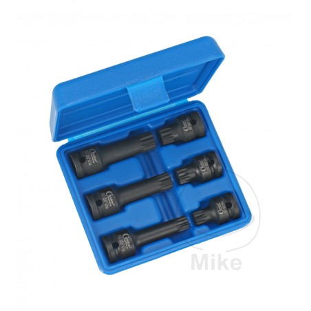 CONDOR Set of 6 reinforced screwdriver bits 1/2Z M12-M18 605.08.10