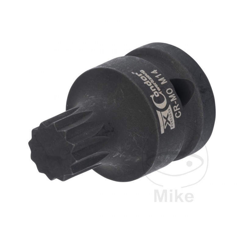 CONDOR Punta de destornillador reforzado 1/2Z M14X40 VIELZAHN 605.08.11