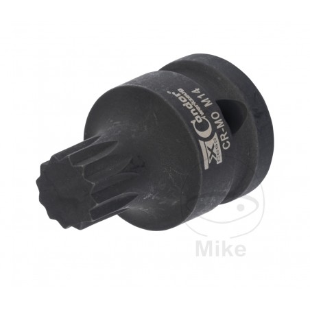 CONDOR Punta de destornillador reforzado 1/2Z M14X40 VIELZAHN 605.08.11