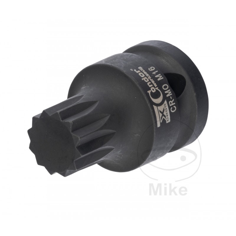 VIGOR Punta de destornillador reforzado 1/2Z M16X40 VIELZAHN 605.08.12