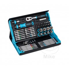 HAZET Socket wrench and screwdriver bit set 59 pieces 1/4 605.08.28
