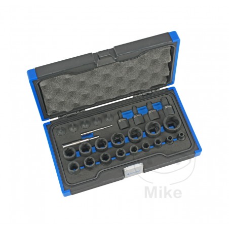 CONDOR Set of 27 special socket wrenches 1/4+3/8+1/2 6-27 MM 605.21.27