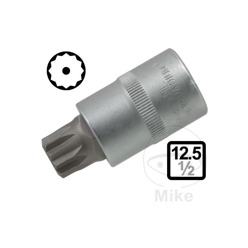 CONDOR Punta de destornillador con agujero 1/2 M16X55 MM XZN 605.35.32