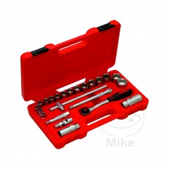 JMP Juego llaves de vaso y puntas destornillador 23 piezas 3/8 605.55.60