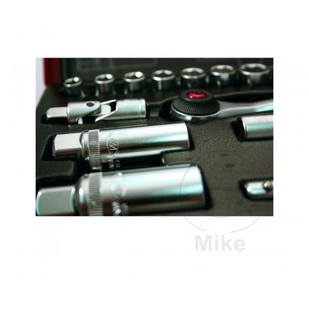 JMP 23-piece socket wrench and screwdriver bit set 3/8 605.55.60