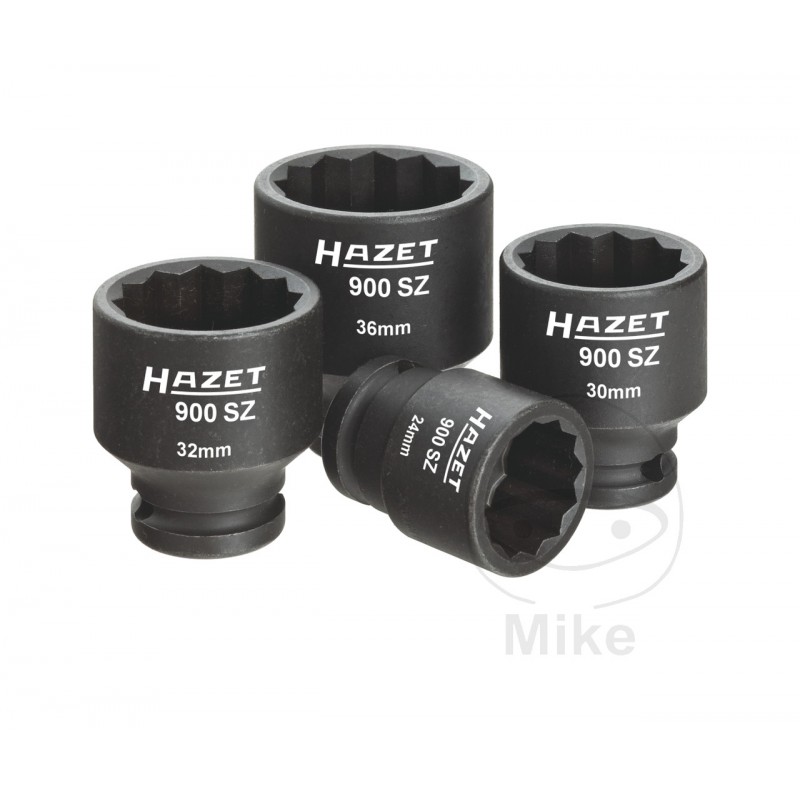 HAZET Set of 4 socket wrenches 605.93.56