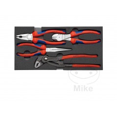KNIPEX Kit of 4 tools with insert for tool cart 606.01.64