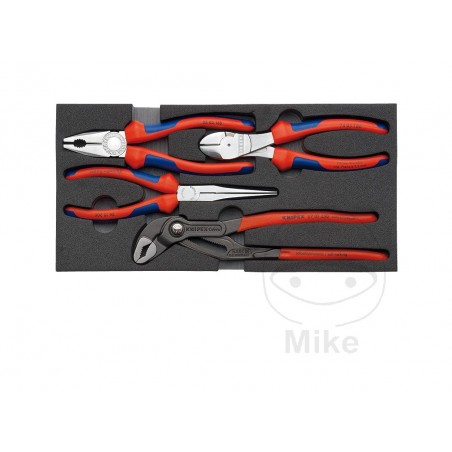 KNIPEX Kit of 4 tools with insert for tool cart 606.01.64