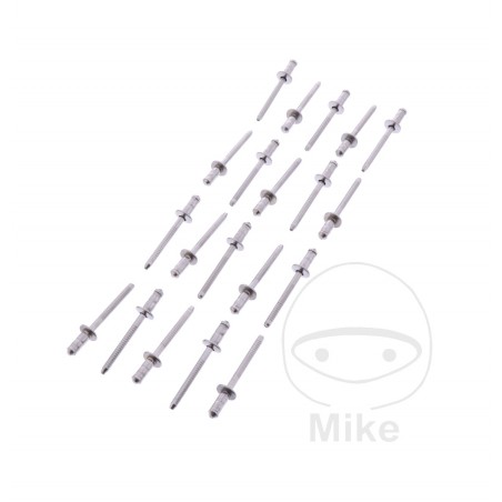 Set of 20 silencer rivets 7821033