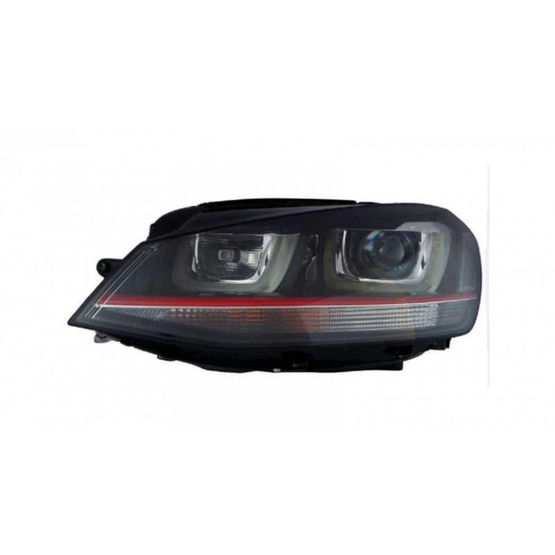 IPARLUX Pilot headlight left front light daytime running electric black motor LEDH7+D3S 11010751