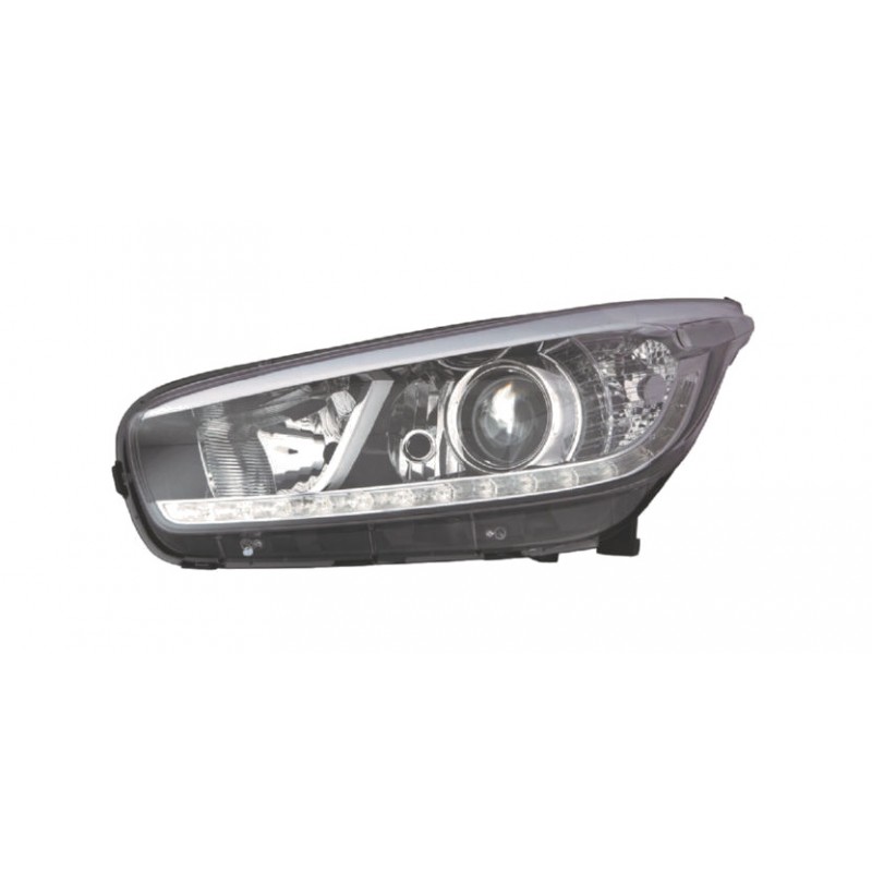 IPARLUX Faro piloto luz delantero izquierdo electrico con motor negro LED H7+H7+H7 11023711