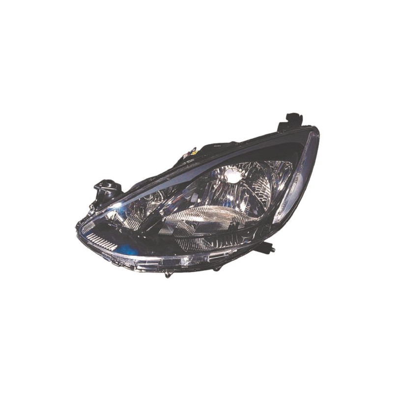 IPARLUX Faro piloto luz delantero izquierdo electrico con motor negro H4+H4 11311011