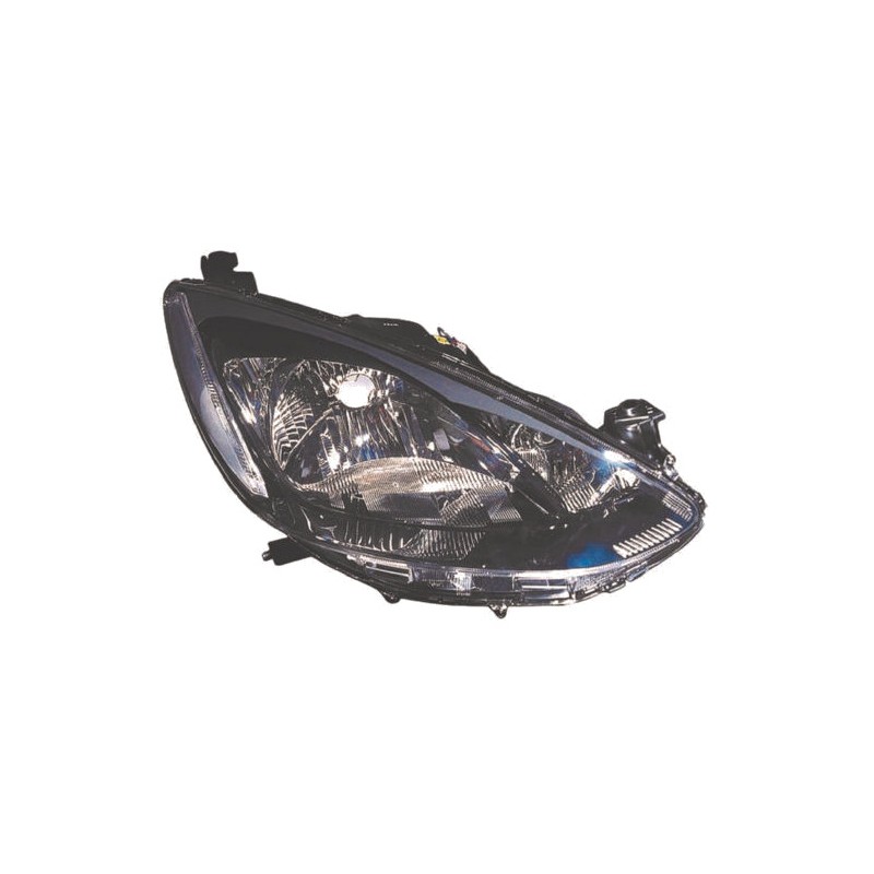 IPARLUX Faro piloto luz delantero derecho electrico con motor negro H4+H4 11311012