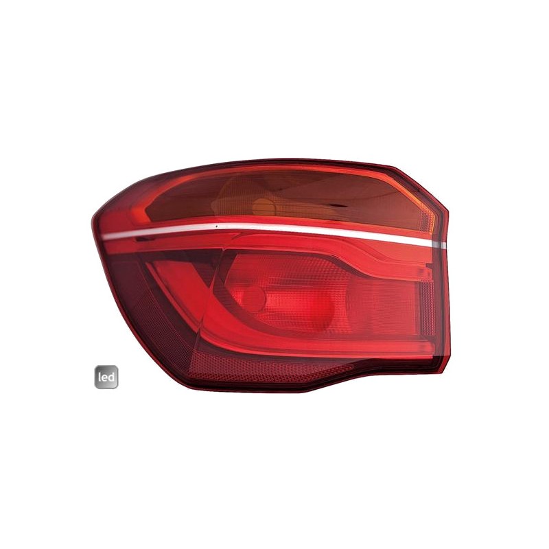 IPARLUX Piloto luz trasero izquierdo rojo exterior LED 16204811