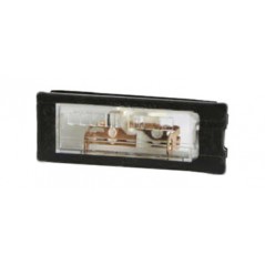IPARLUX License plate light with lamp holder included left or right without bulb 17422009
