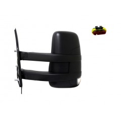 IPARLUX Complete left rearview mirror with manual convex blind spot long arm indicator 21421421