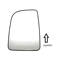 IPARLUX Replacement rearview mirror glass with left manual convex base 35509401