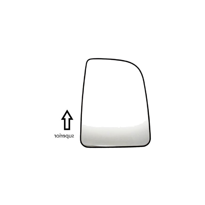 IPARLUX Recambio cristal espejo retrovisor con base derecho manual convexo 35509402