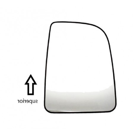 IPARLUX Replacement rearview mirror glass with convex manual right base 35509402