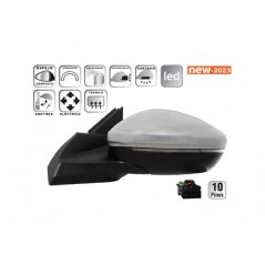 IPARLUX ESPEJO RETROVISOR COMPLETO IZQUIERDO 27057041