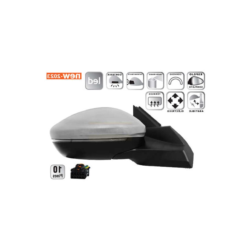 IPARLUX ESPEJO RETROVISOR COMPLETO DERECHO 27057042