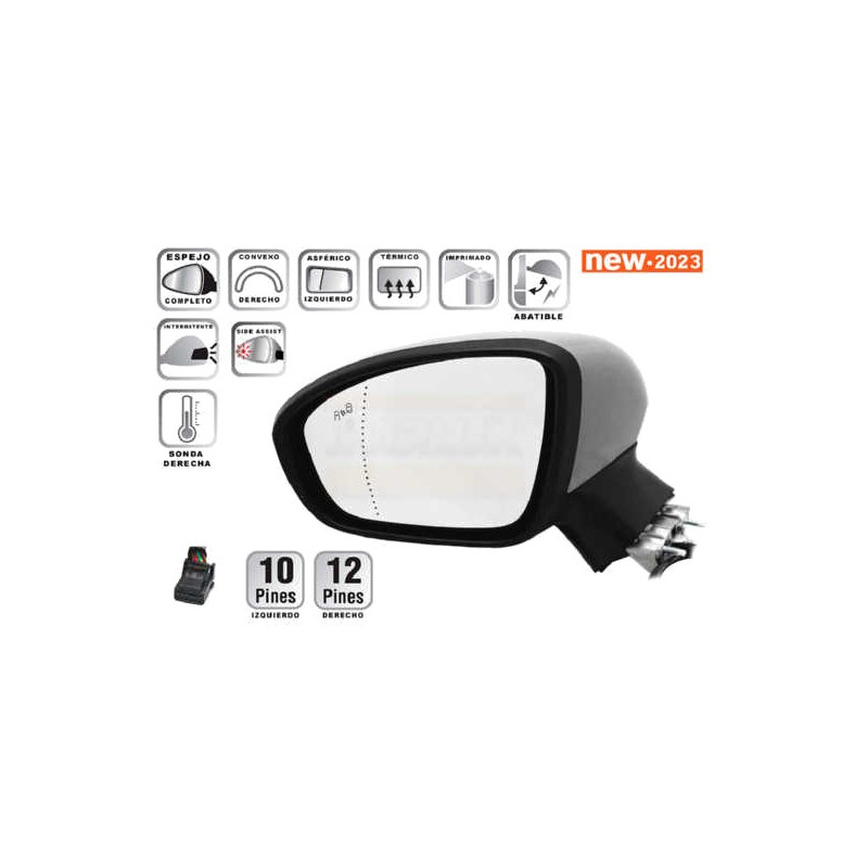IPARLUX ESPEJO RETROVISOR COMPLETO IZQUIERDO 27254801