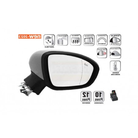 IPARLUX FULL REAR VIEW MIRROR RIGHT 27254802