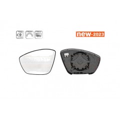 IPARLUX Replacement rearview mirror with left base 31228001
