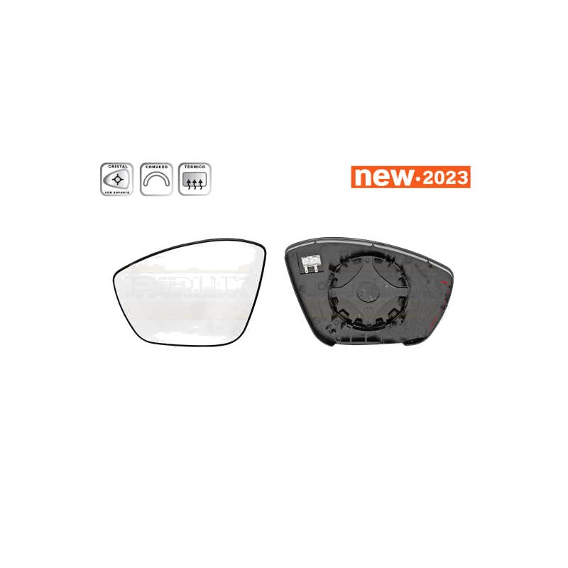 IPARLUX Recambio espejo retrovisor con base izquierdo 31228001