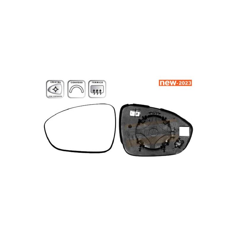 IPARLUX Recambio espejo retrovisor con base izquierdo 31251001
