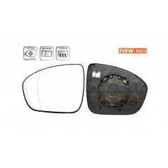 IPARLUX Replacement rearview mirror with left base 31254701
