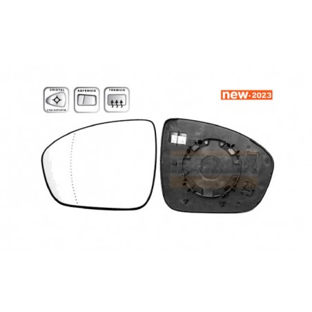 IPARLUX Replacement rearview mirror with left base 31254701