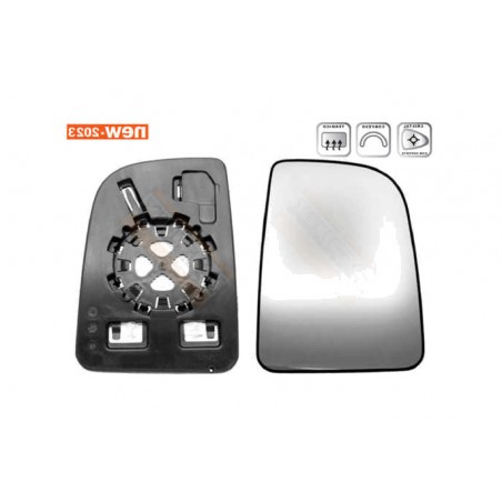 IPARLUX Replacement rearview mirror with right base 31509412