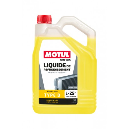 MOTUL Coolant antifreeze liquid LR TYPE D -25°C 5L 112640