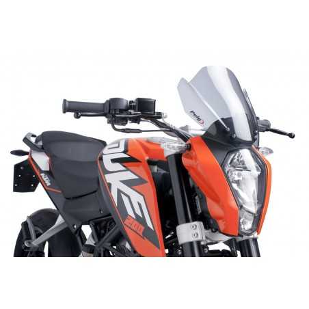 windshield with handguard