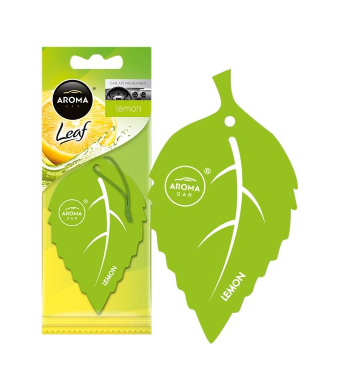 AROMA CAR Cellulose air freshener in leaf form 02149BVAR