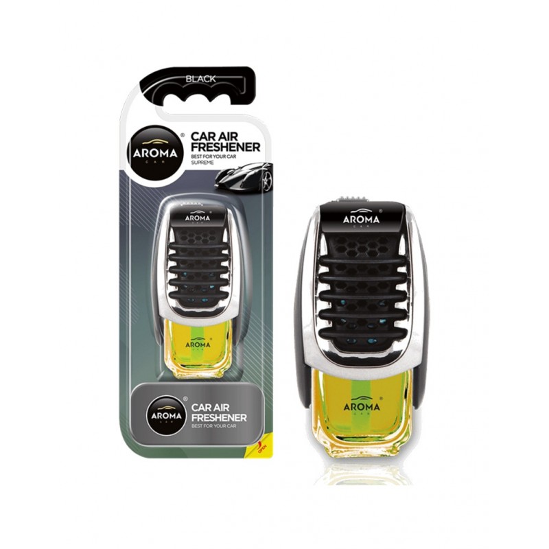 AROMA CAR Supreme air freshener with device and refill for the ventilation grille 7 ML 02159DVAR
