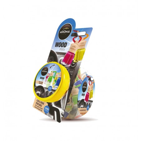 AROMA CAR Wood air freshener 4,5 ML (60 UDS) SMALL 02169Z