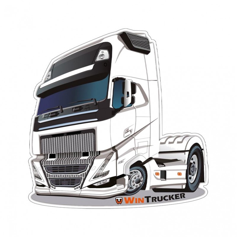 WINTRUCKER Pegatina TIPO VOLVO 10X10CM 07296