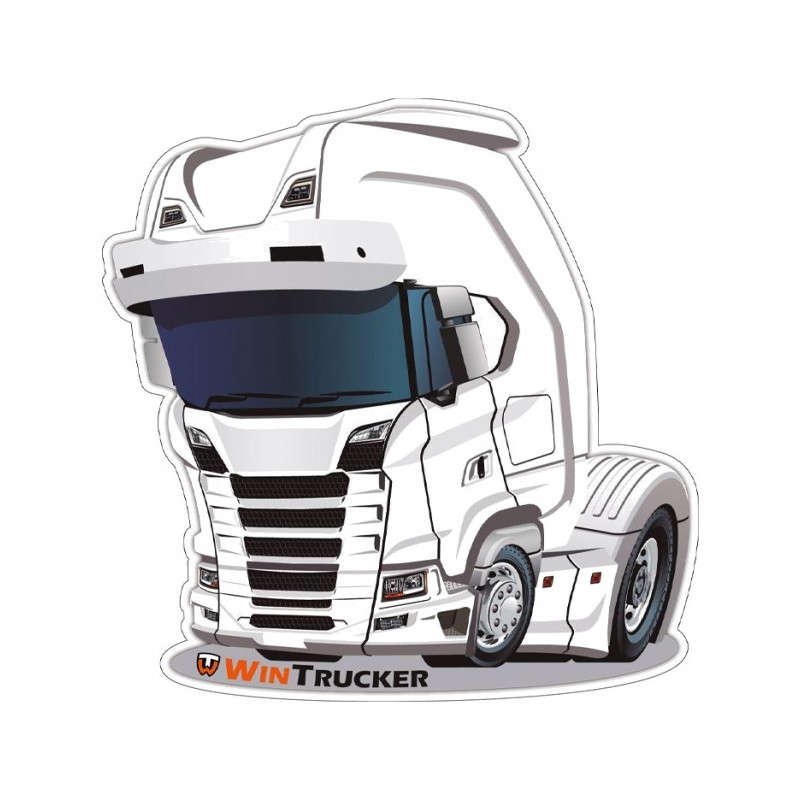 WINTRUCKER Pegatina TIPO SCANIA 10X10CM 07297