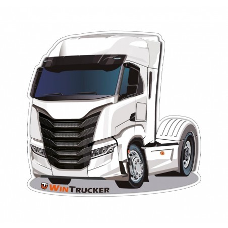 WINTRUCKER Pegatina TIPO IVECO 10X10CM 07299