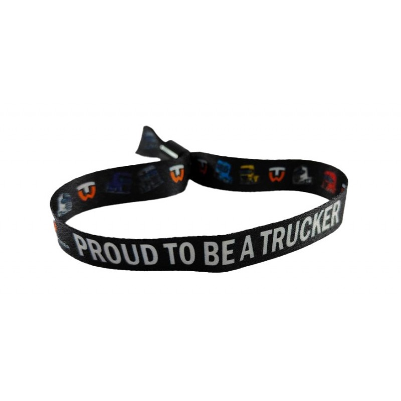 WINTRUCKER Bracelet with the message proud to be a trucker 07307