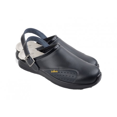 EUROROUTIER Leather work clog SLIPPER 09125DVAR